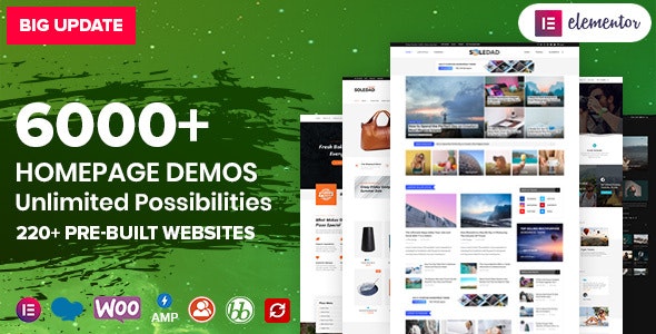 Soledad Theme Free 8.1.2 Nulled Multi-Concept Blog Magazine News