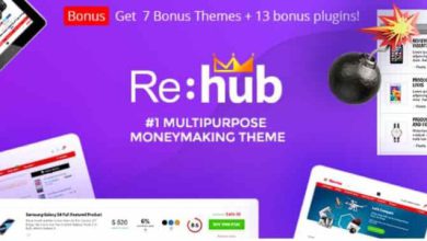 Rehub Theme 17.9 Affiliate Marketing, Multi Vendor Store, Community