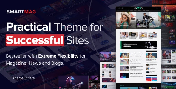 SmartMag theme 8.0.6 News & Magazine WordPress Nulled