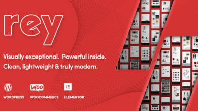 Rey WordPress Theme 2.3.6 Fashion & Clothing, Furniture Nulled