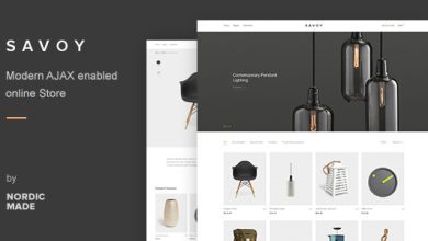 Savoy Theme 2.7.1 Free Download Minimalist AJAX WooCommerce