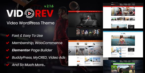 VidoRev Theme Nulled