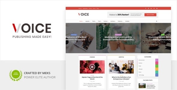 Voice WordPress Theme 3.0.1 Download News Magazine