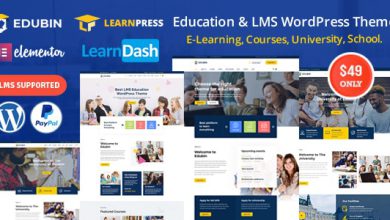 Edubin WordPress Theme 8.12.15 Education LMS