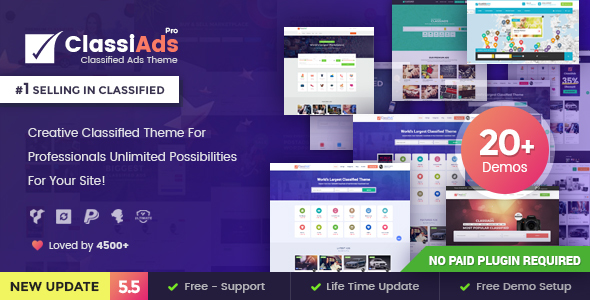 Classiads WordPress Theme Nulled