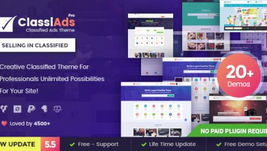 Classiads WordPress Theme 6.0.2 Nulled Classified Ads