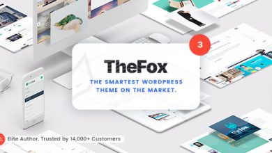 TheFox WordPress Theme 3.9.20 Nulled Responsive Multi-Purpose